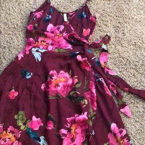 NWOT Fuchsia floral sundress